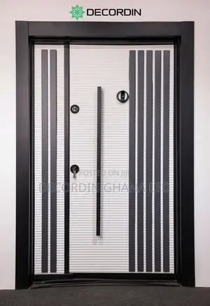 Black And White Pvc Door