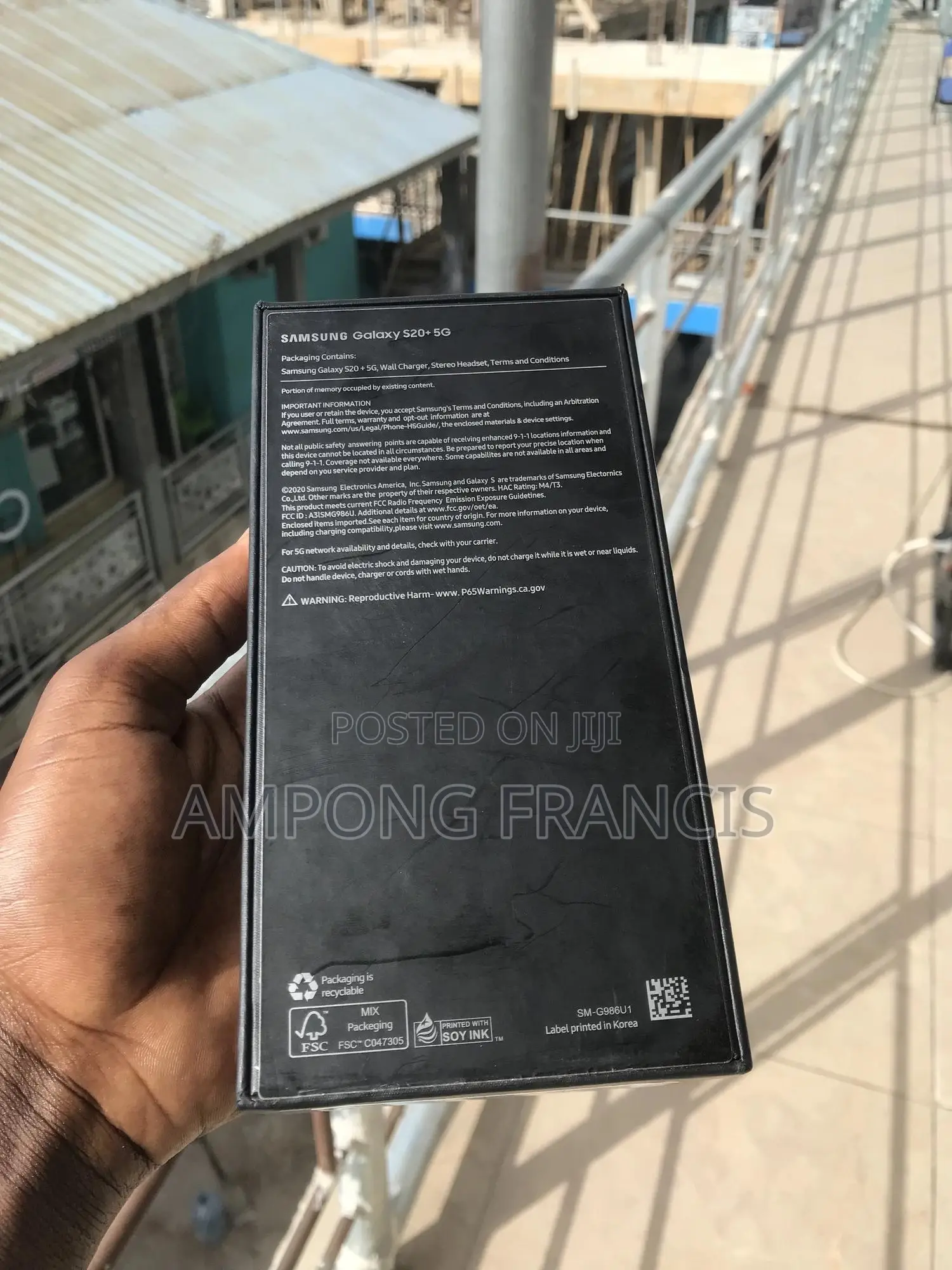New Samsung Galaxy S20+ 128 GB Black