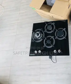 Correct Black 60cm Ceramic Black Built in 4 Gas Cooker