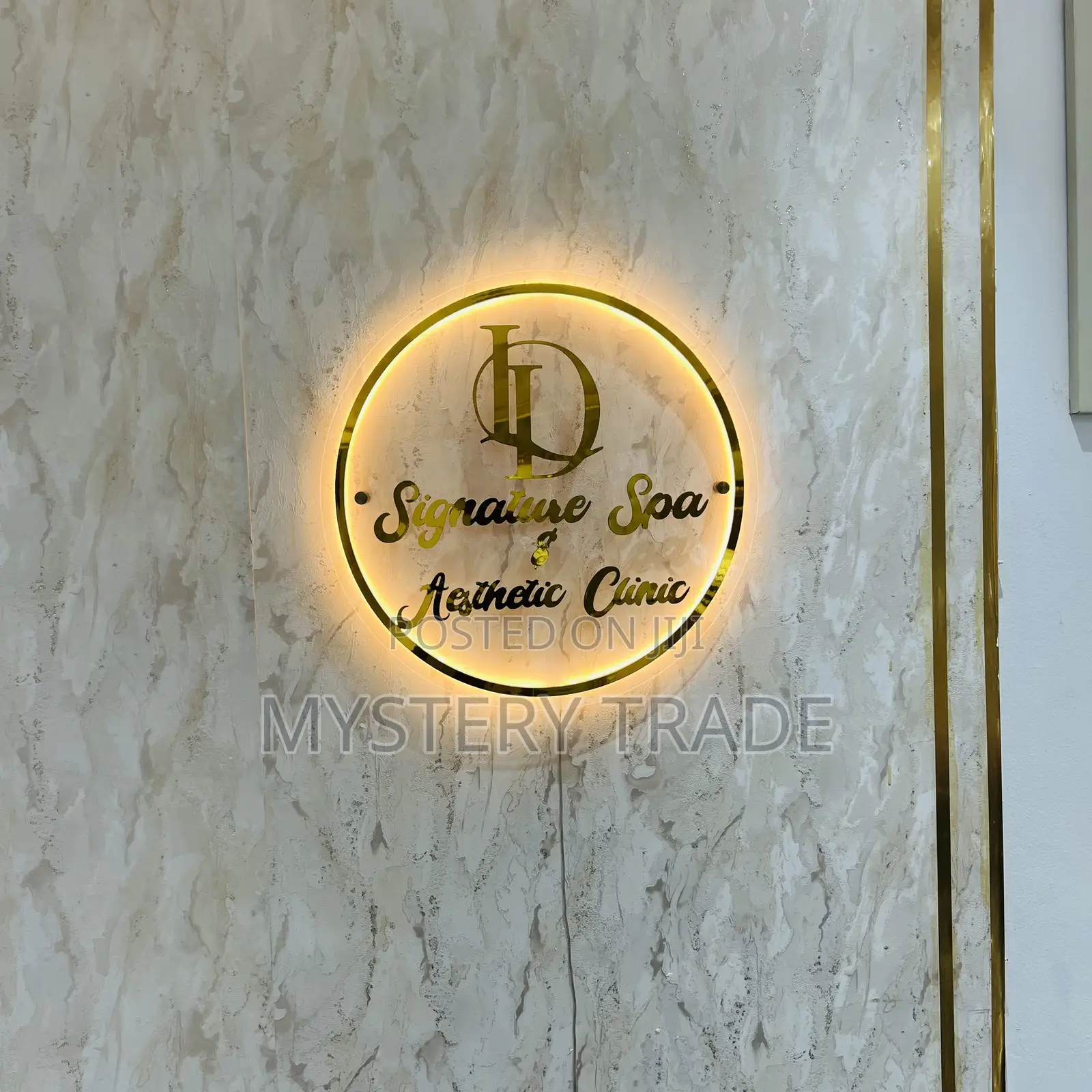Indoor Backlit Signage for Ld Spa