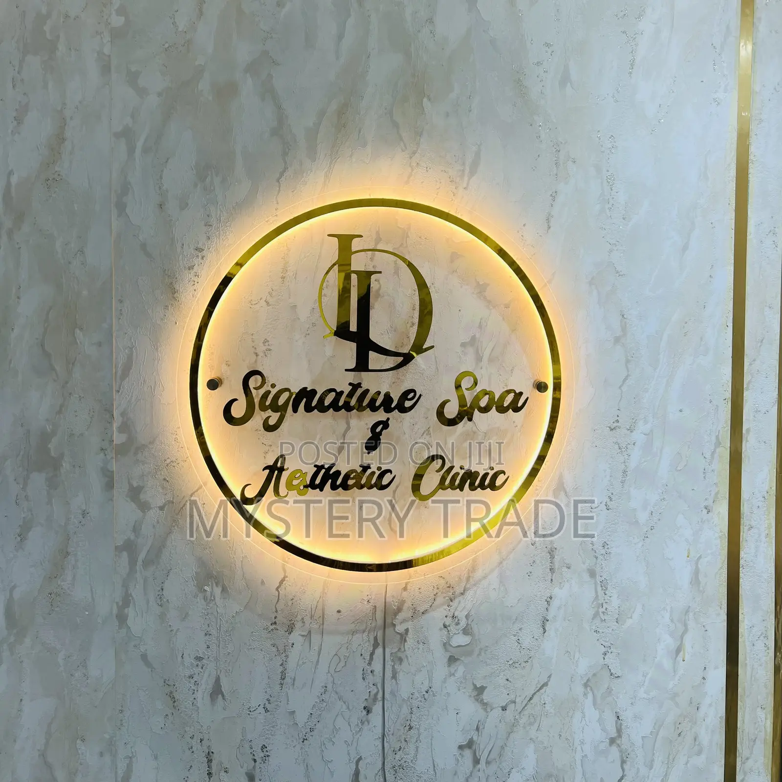 Indoor Backlit Signage for Ld Spa