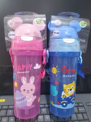 Straw Water Bottle