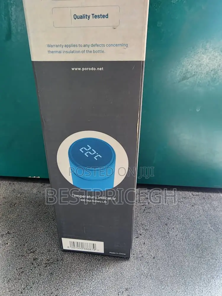 Smart Water Bottle With Temperature Indicator