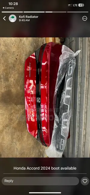 Honda Accord 2023,2024,2025 Complete Boot