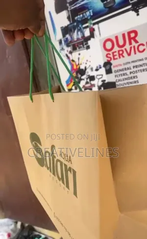A3 Bag With Green Rope