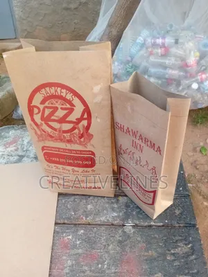 Brown Pizza and Sharwama Bags