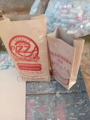 Brown Pizza and Sharwama Bags
