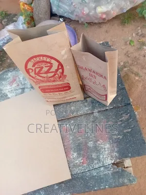 Brown Pizza and Sharwama Bags