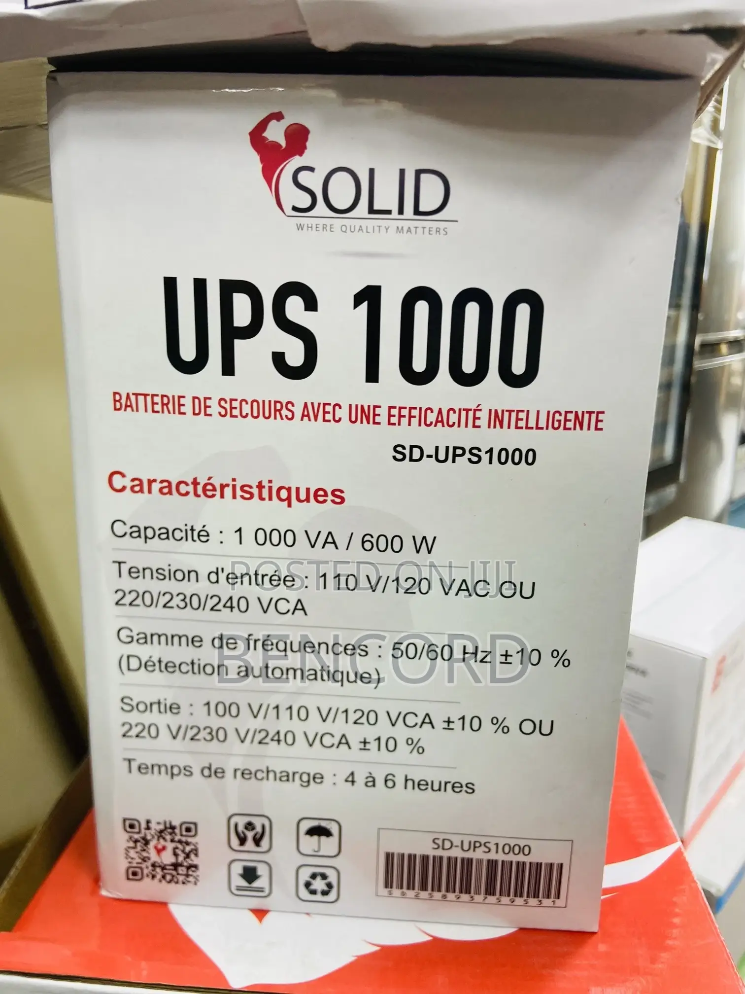 Solid Ups 1000va 600w(Sd-Ups1000)