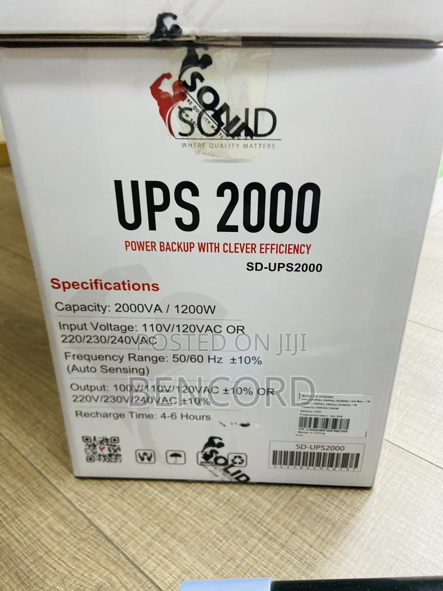 Solid Ups 2000va 1200w(Sd-Ups2000)