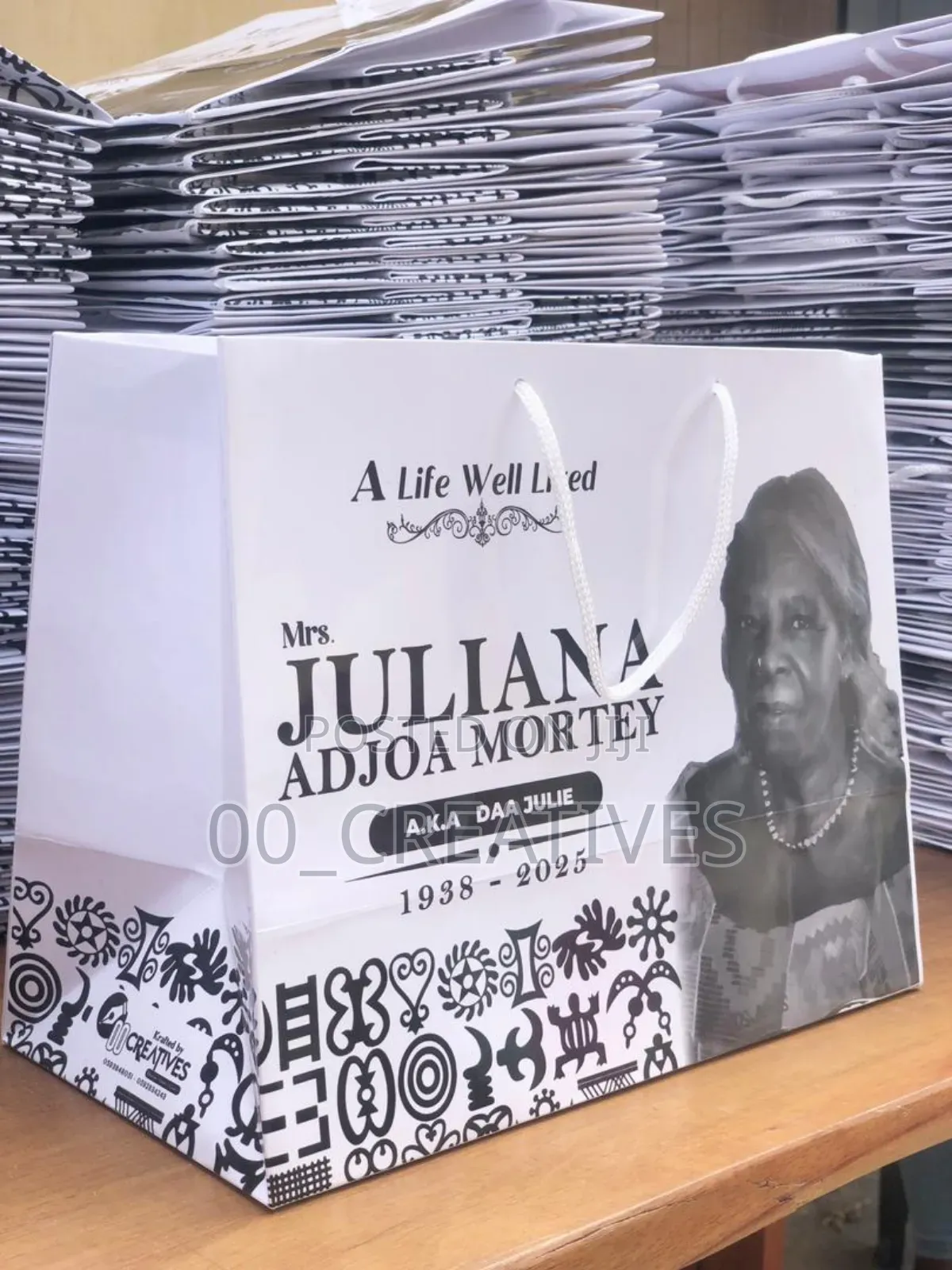 Laminated Paper Bags (Funeral)