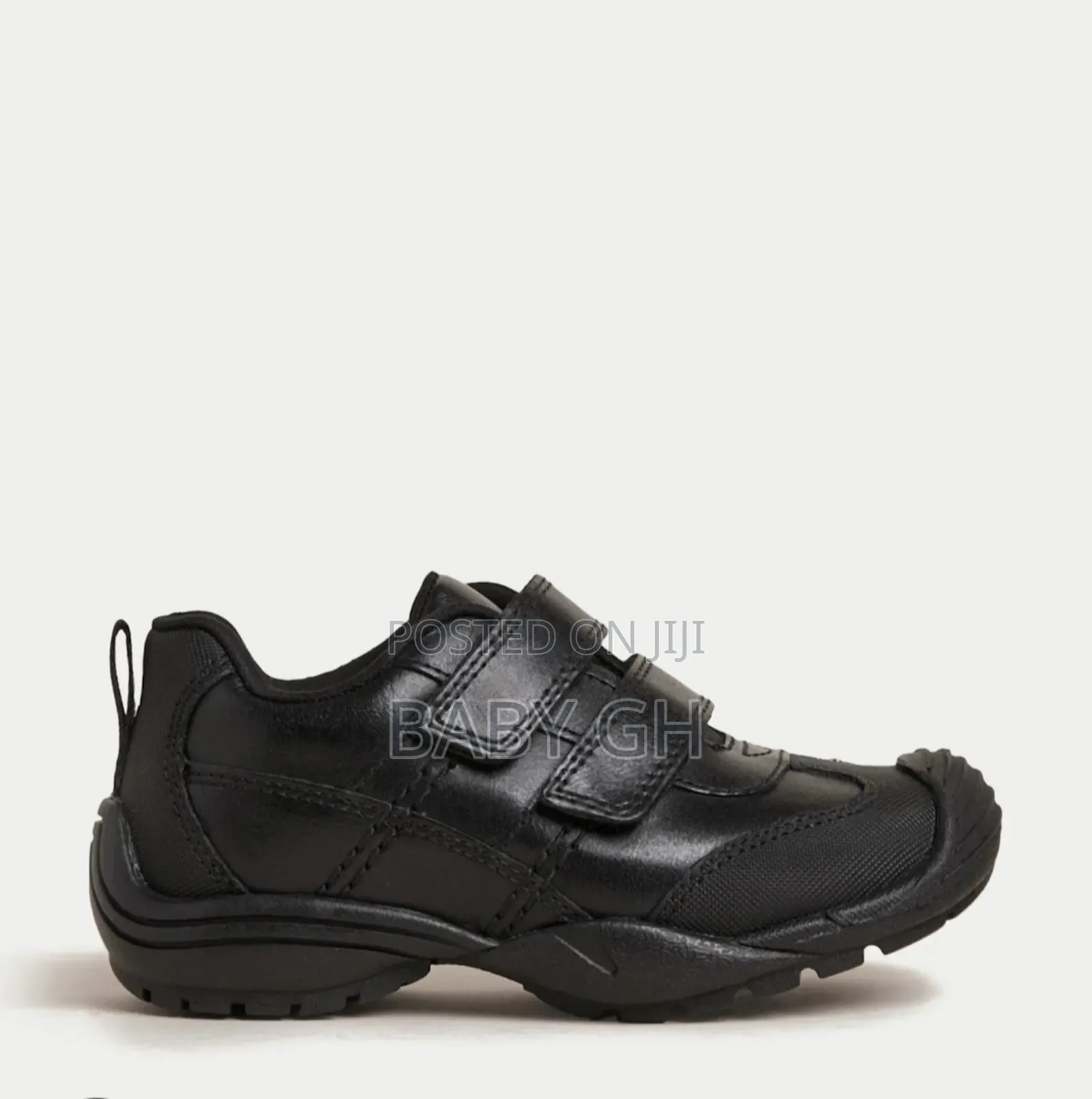 M S Scuff-Resistant Leather School Shoes