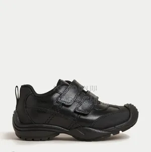 M S Scuff-Resistant Leather School Shoes