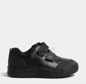 M S Scuff-Resistant Leather School Shoes