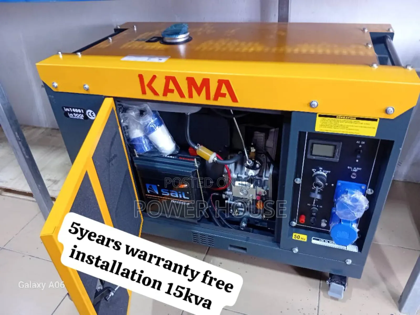 Omega Reserve Kam Generator 16500watts 15kva 16500watts 15kv