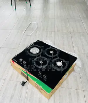 Unique Design Kenwood 60cm 4 Gas Hob(Tempered Glass)Black