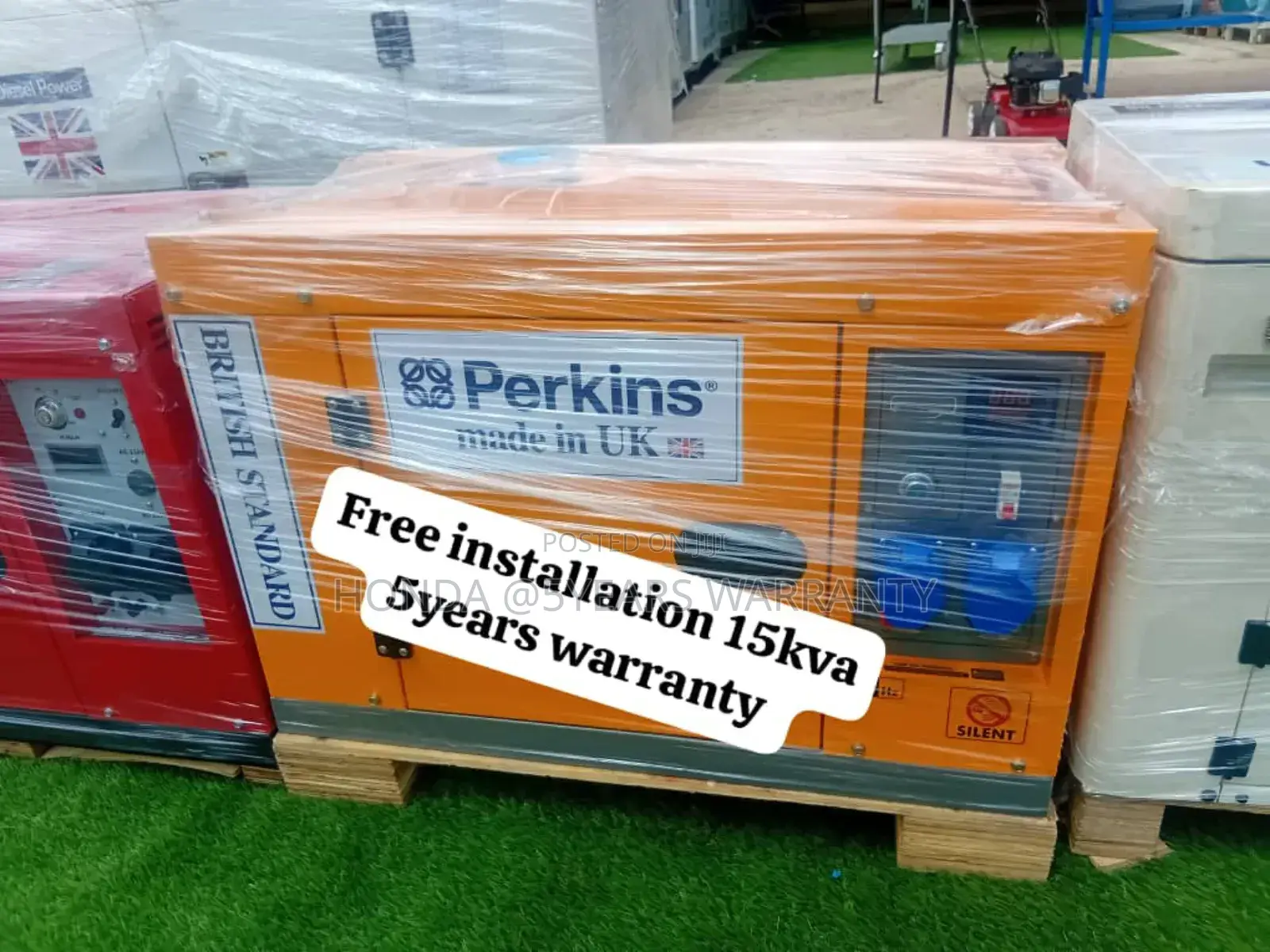 Amp Shield Perkins 10kva 13000watt Diesel Generator 10kva