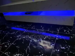An Affordable High Gloss Tv Stand in White With Led Lighting