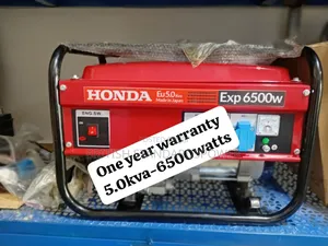 Dependable Honda Power 5.0kva Petrol Genset Honda