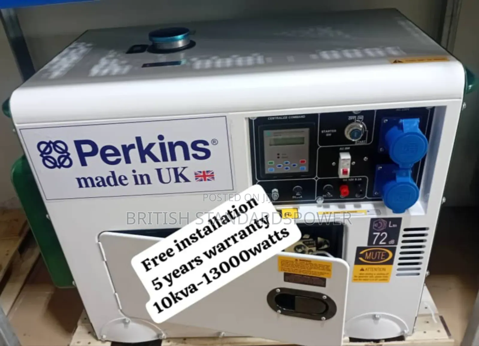 Perkins 10kva Large Output Diesel Generator Perkins
