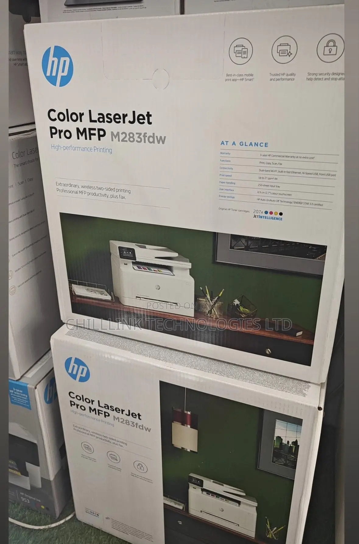 Hp Laserjet Pro MFP 283fdw All One Color Printer