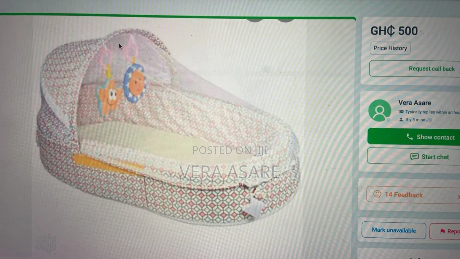 Baby Bed With Full Net