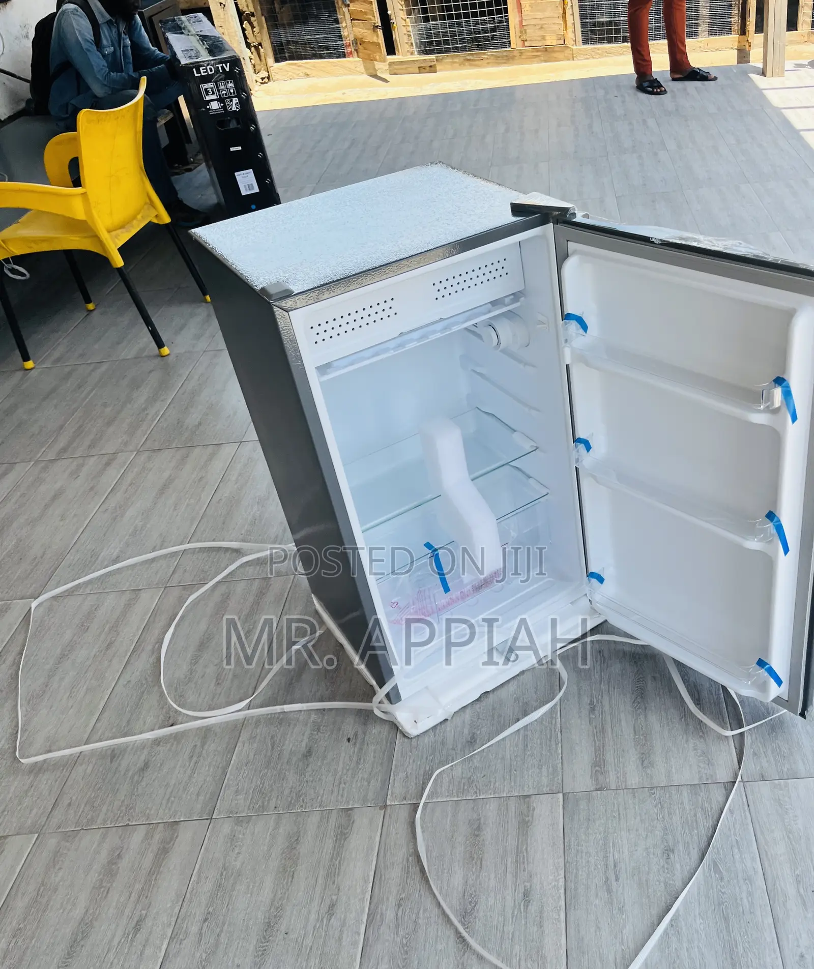 Shop Fabulous Pearl Single Door Table Top Fridge,Gray.