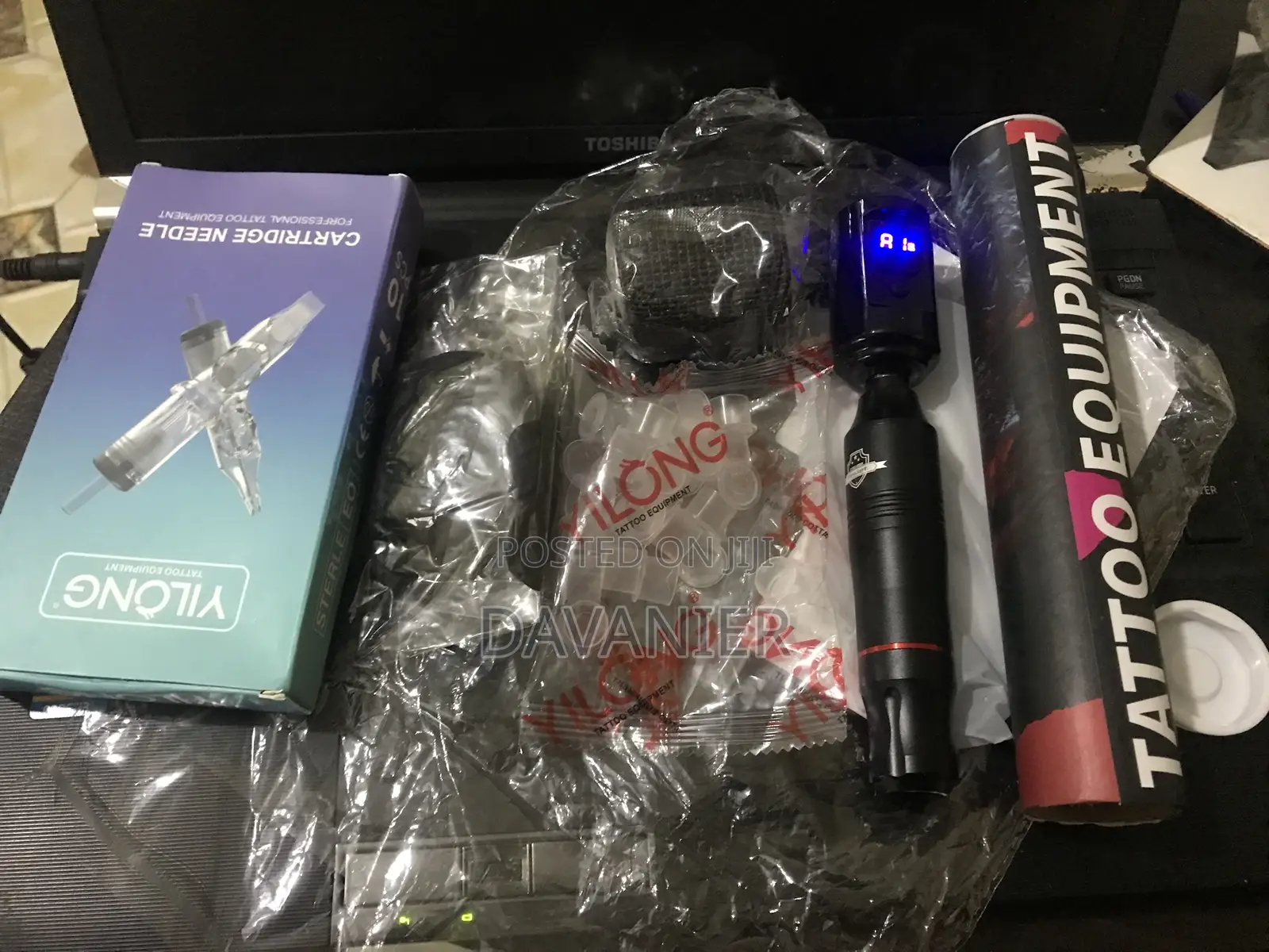 Professional Wireless Tattoo Machine Set