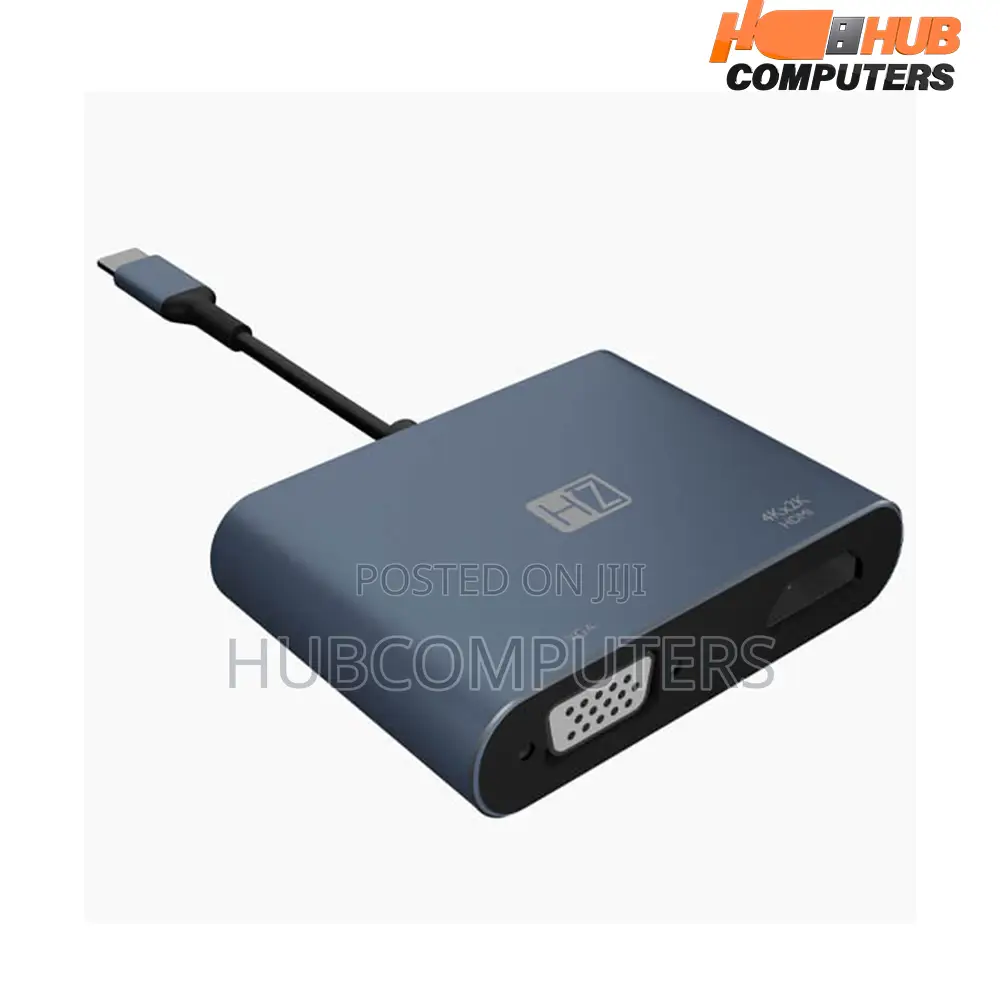 Heatz Zt54 Type-C to Hdmi + Vga Adaptor