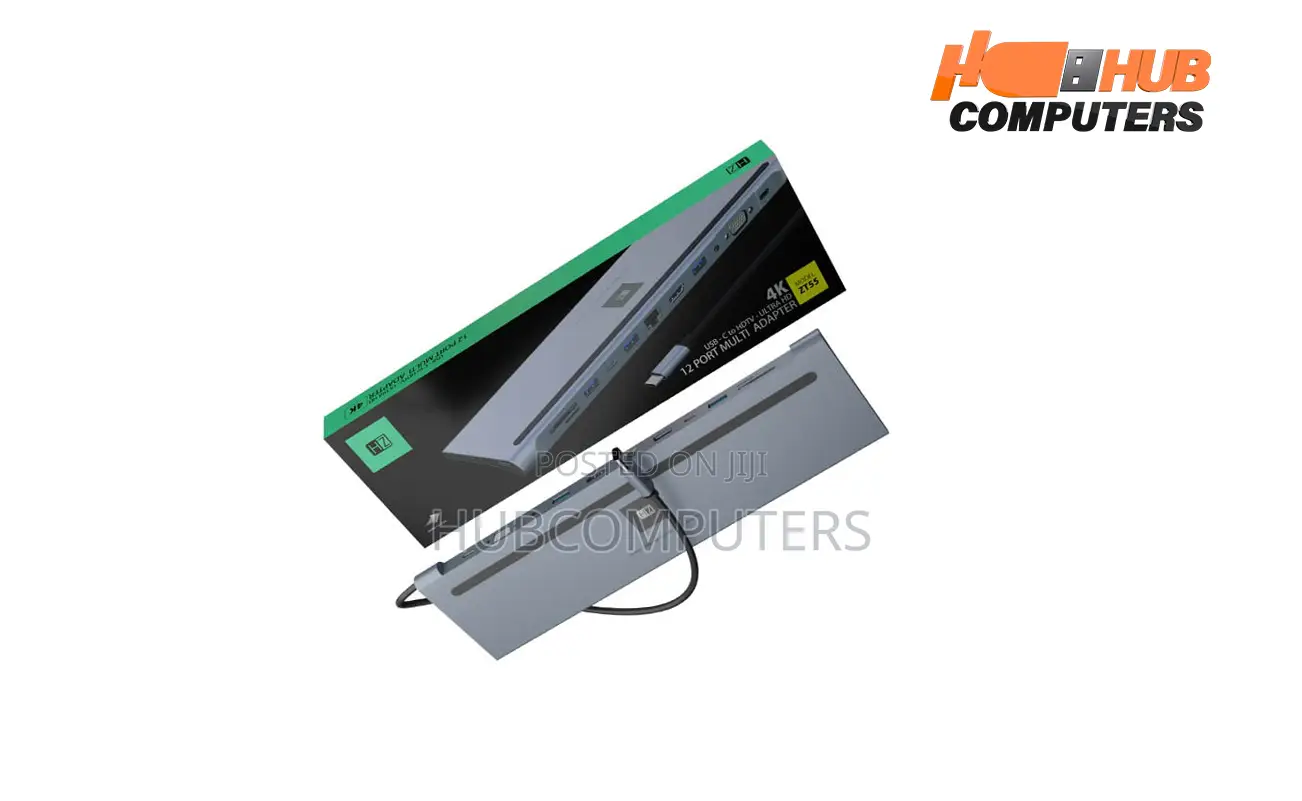 Heatz Zt55 Type C 12 in 1 Multimedia Adapter