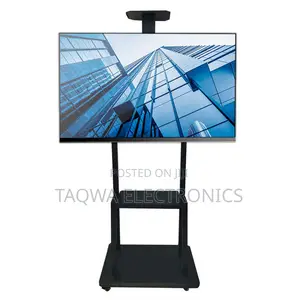 Free Standing Metal Movable Tv Stand 32-75