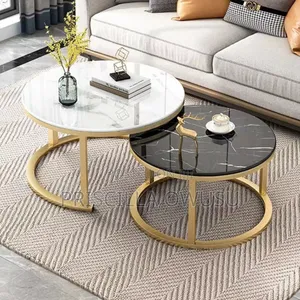 Marble Center Table Coffee Table (2 Set)