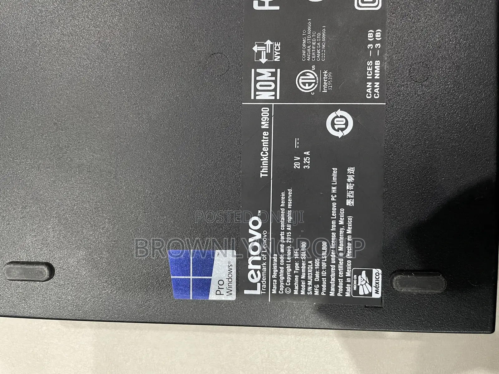New Lenovo ThinkCentre M900 8GB Intel Core I5 SSD 256GB