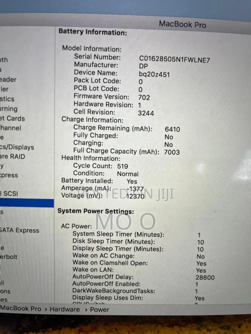 Laptop Apple MacBook Pro 2015 16GB Intel Core I7 SSD 256GB
