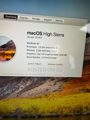 Laptop Apple MacBook Air 2017 8GB Intel Core I5 SSD 256GB