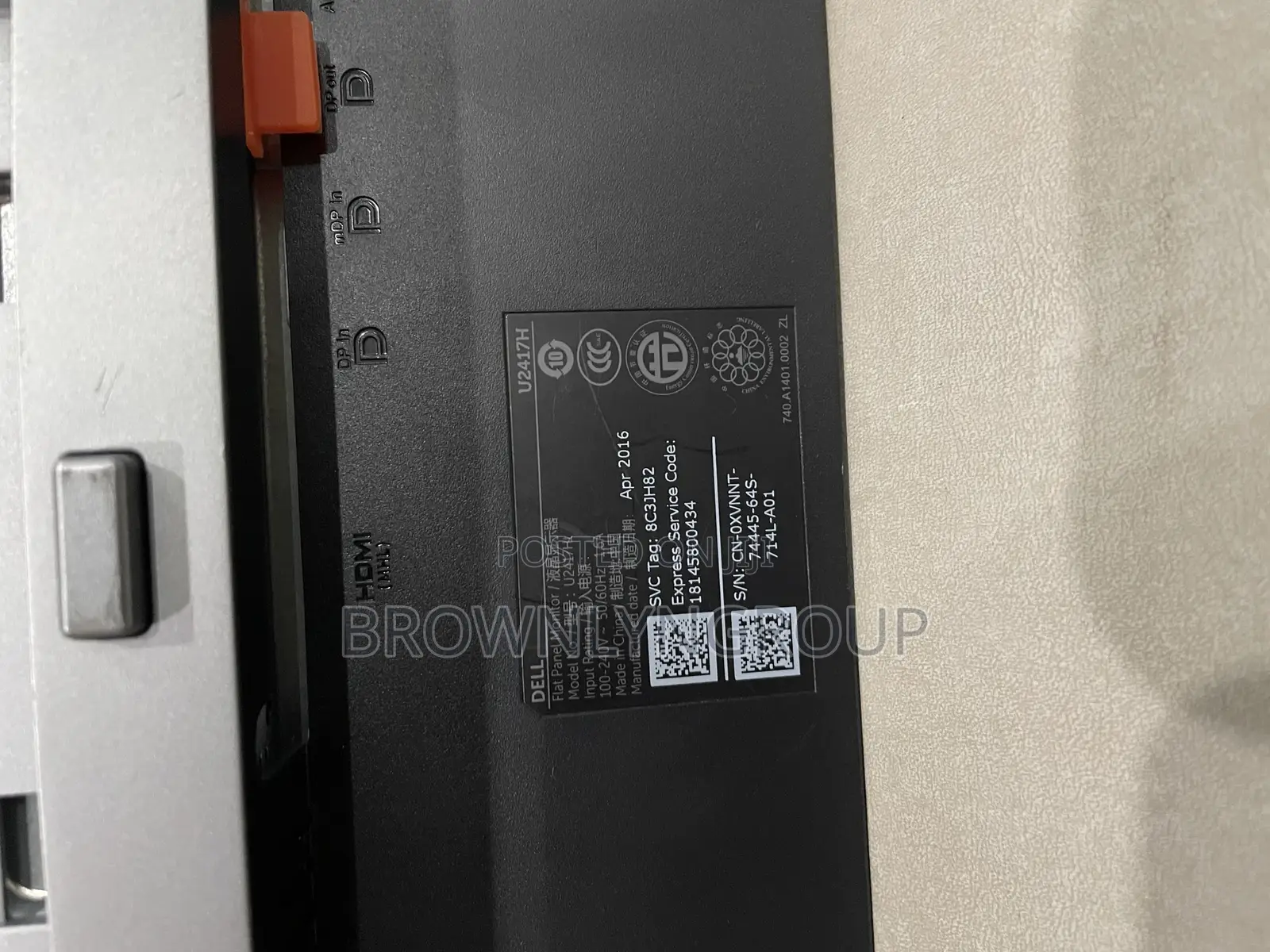 Dell Ultrasharp 24 Inch Infinity Edge Monitor