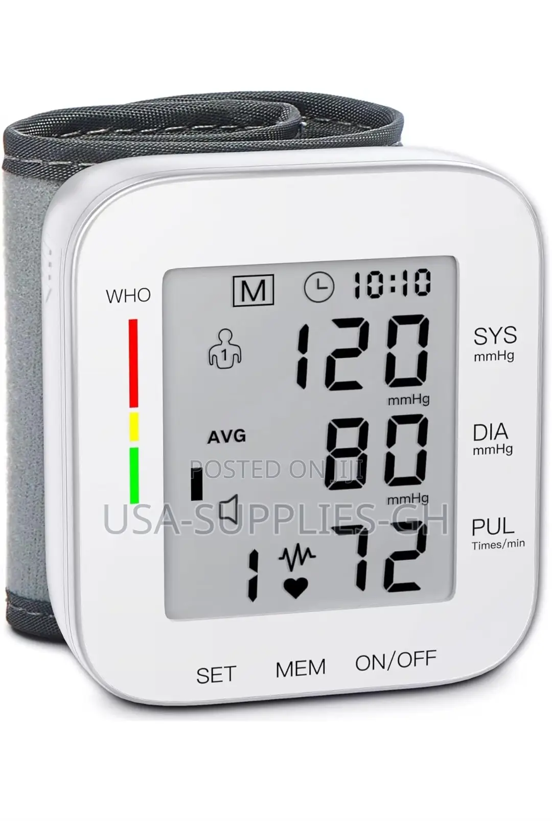 MMIZOO Wrist Blood Pressure Monitor With Voice Broadcast From Usa