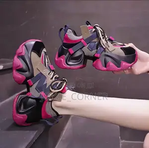 Ladies Fashion Shoe, New Thick-Soled Height-Enhancing Shoe