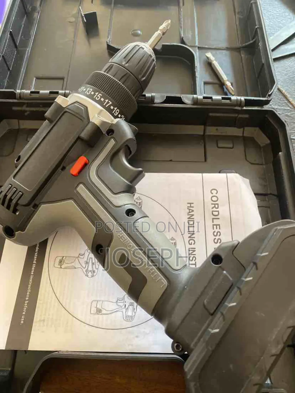 Cordless Drill Set With All Accessories