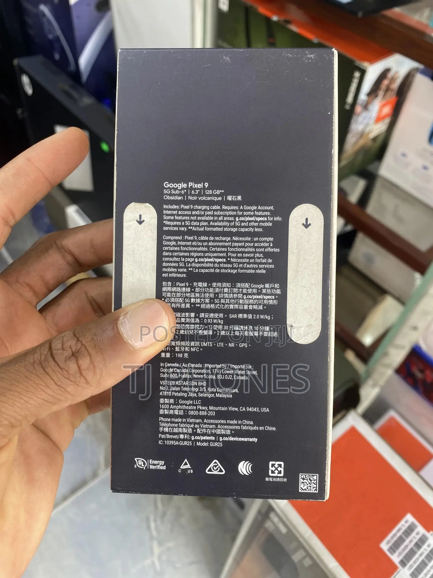 New Google Pixel 9 128 GB Black