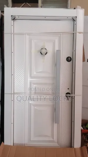 White Elegant Turkey Metal Security Door