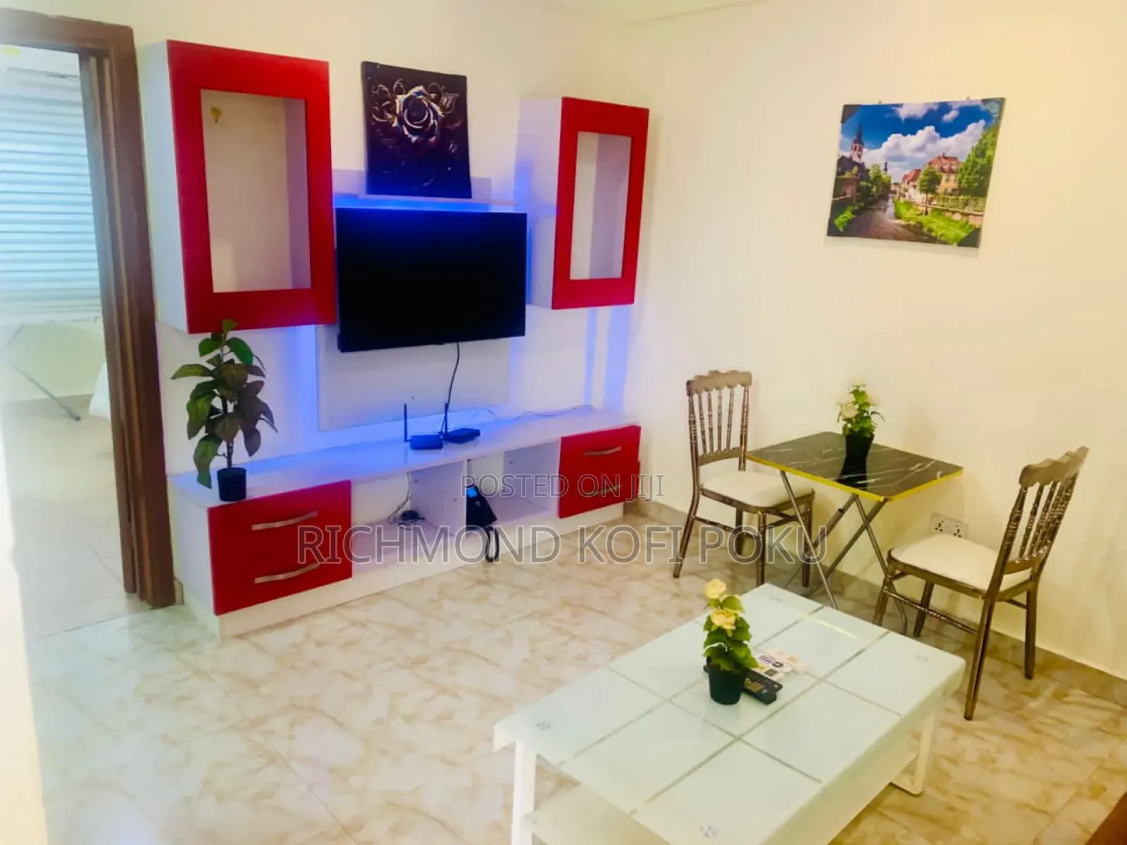 Furnished 1bdrm Apartment in Kofi'S Realty, Spintex for rent
