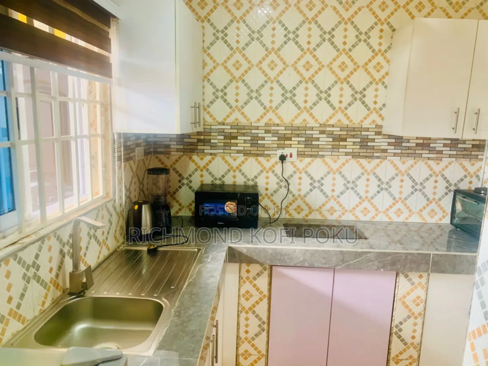 Furnished 1bdrm Apartment in Kofi'S Realty, Spintex for rent