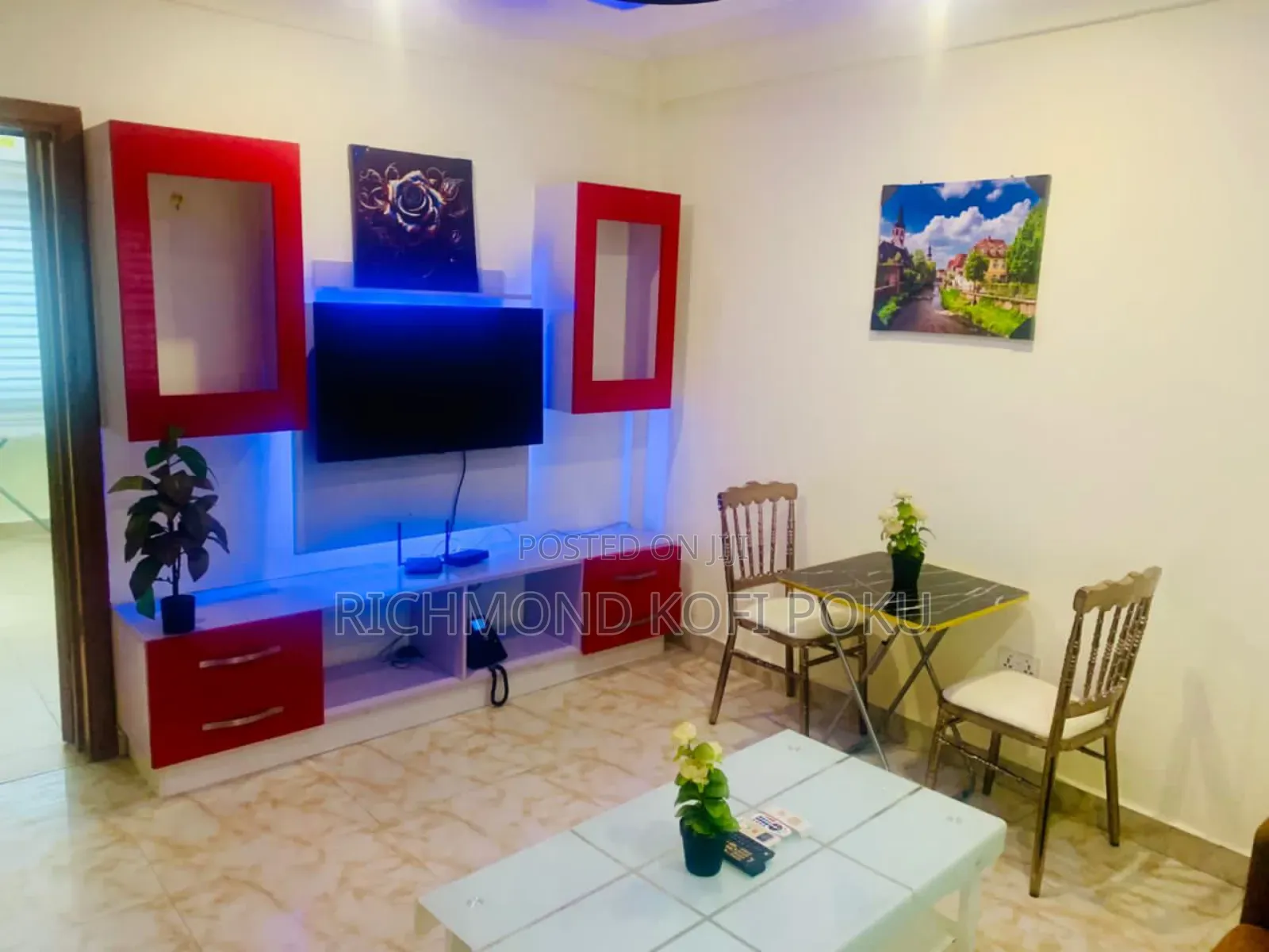 Furnished 1bdrm Apartment in Kofi'S Realty, Spintex for rent