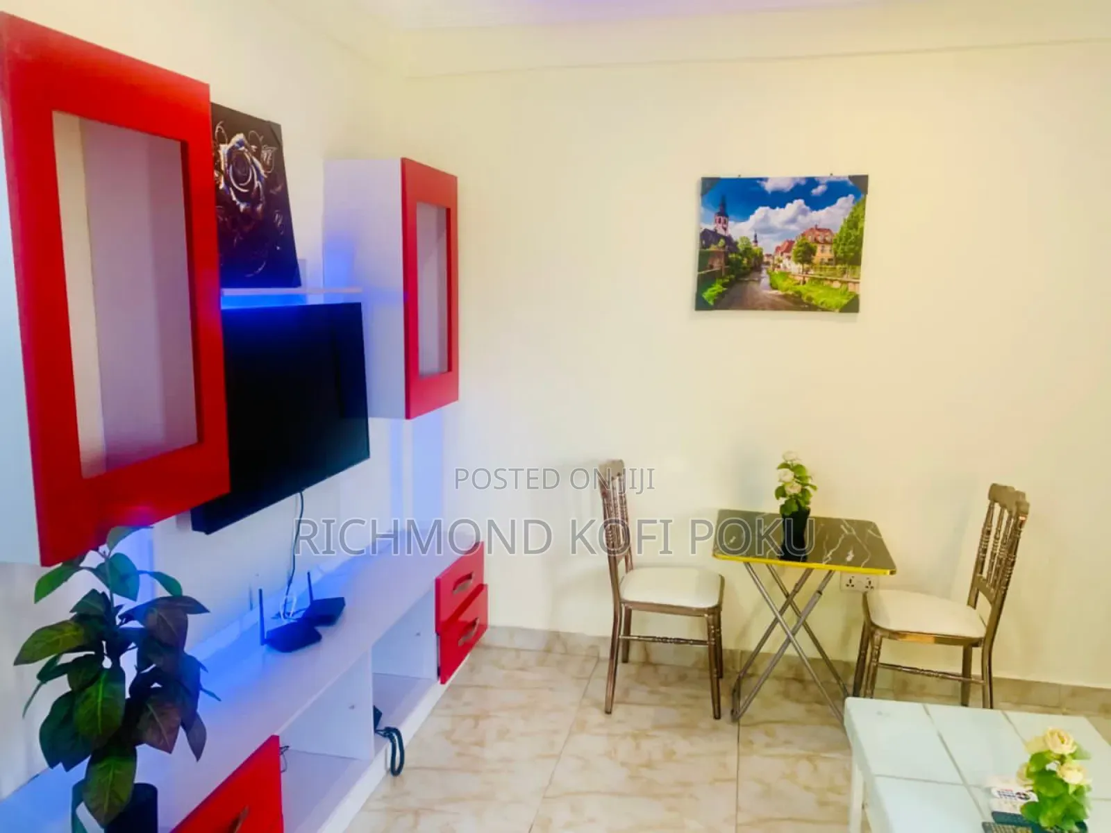 Furnished 1bdrm Apartment in Kofi'S Realty, Spintex for rent