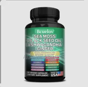 Sea Moss Black Seed Oil Ashwagandha Ginger