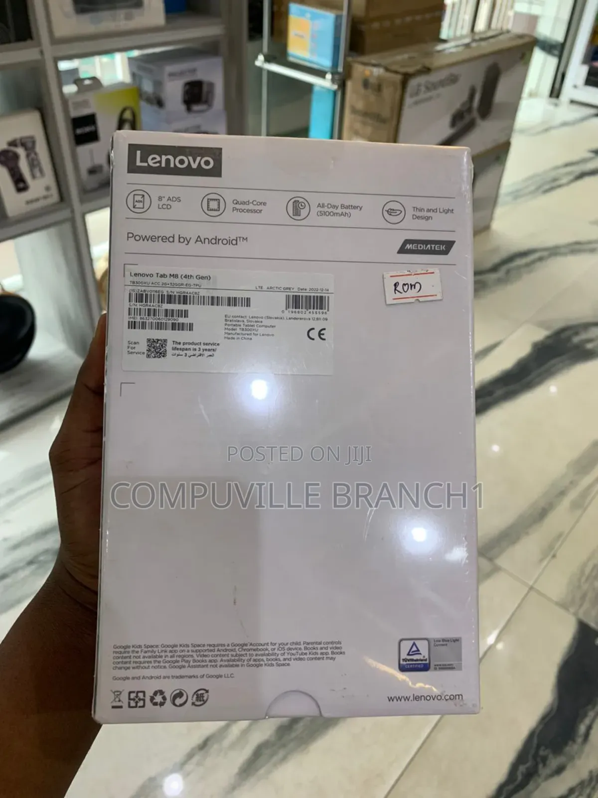 New Lenovo Tab M8 (3rd Gen) 32 GB Black