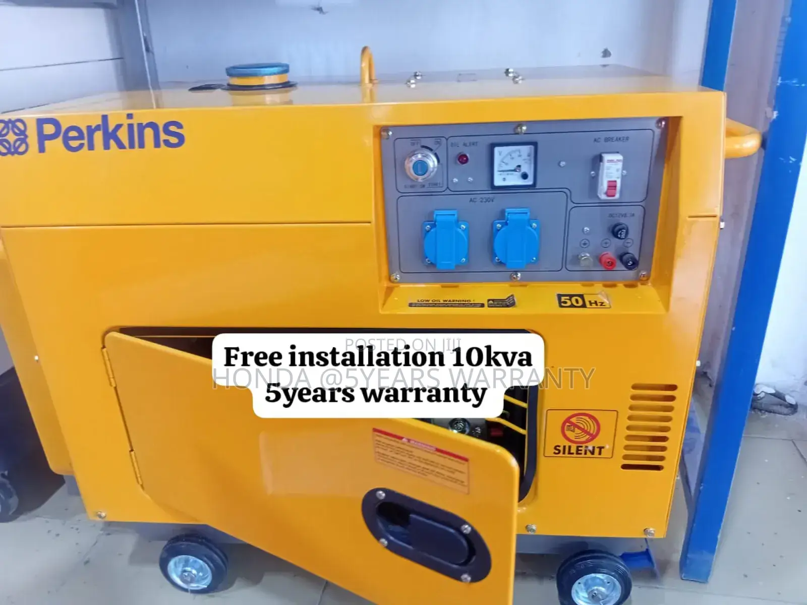 Core Materials Perkins 10kva 13000watt Diesel Generator