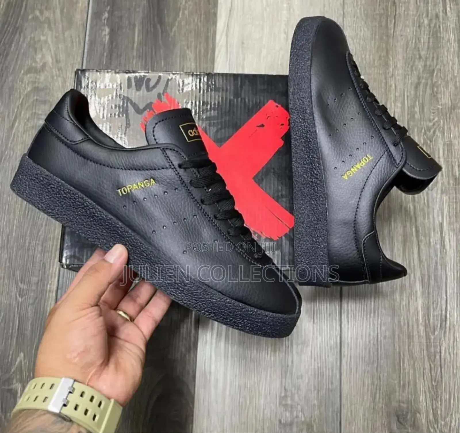 Adidas Tupanga Black Leather