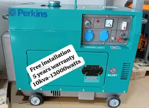 Space Saving 10kva Silent Diesel Generator 10kva Perkins